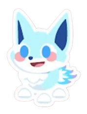 Aurora Fox Sticker