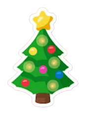 Christmas Tree Sticker