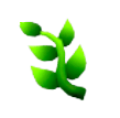Eco Green Vine Barrette