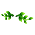 Eco Green Vine Mustache