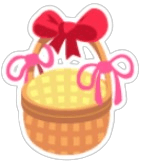 Egg Basket Sticker