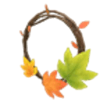 Fall Wreath Necklace