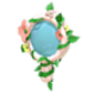 Flower Mirror Chew Toy