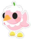 Flower Power Duckling Sticker