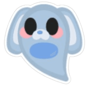 Ghost Bunny Sticker