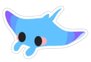 Manta Ray Sticker