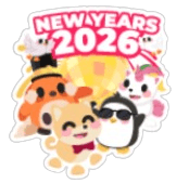 NYE 2026 Sticker
