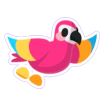Pan Parrot Sticker