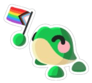 Proud Frog Sticker