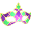 Purple Masquerade Mask