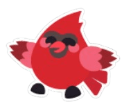 Red Cardinal Sticker
