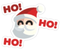 Santa Sticker