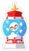 Snow Globe Sticker