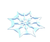 Snowflake Flying Disc