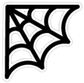 Spider Web Sticker