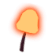 Tall Glow Mushroom