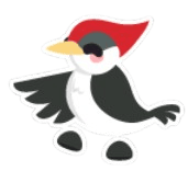 Woodpecker Sticker