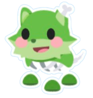 Zombie Wolf Sticker