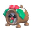 Yule Log Dog