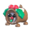 Yule Log Dog