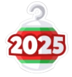 2025 Bauble Sticker