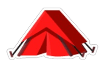 Camping Tent Sticker