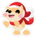 Christmas Dog Sticker