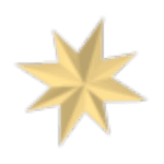 Christmas Star Flying Disc