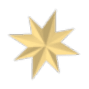Christmas Star Frisbee
