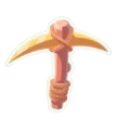 Copper Pickaxe Sticker