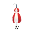 Denmark Soccer Earrings