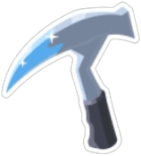 Diamond Pickaxe Sticker
