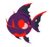 Dracula Fish Sticker