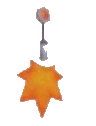 Eco Orange Maple Earrings