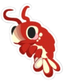 Emperor Shrimp Sticker