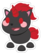 Evil Unicorn Sticker
