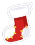 Festive Stocking Sticker