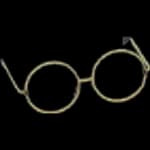 Gold Circle Glasses