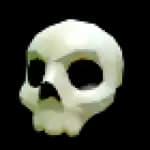 Halloween White Skull Hat