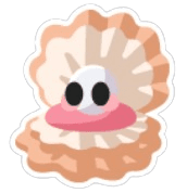Happy Clam Sticker