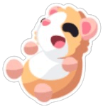 Happy Guinea Pig Sticker
