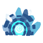Ice Dimension Portal Sticker