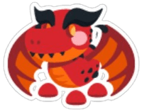 Lava Dragon Sticker