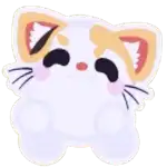 Mochi Meow Tumble Animated Sticker