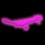 Neon Pink Skateboard