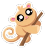 Pleading Tarsier Sticker