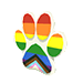 Pride Paw Flying Disc