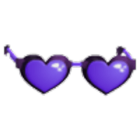 Purple Heart Glasses