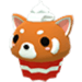 Red Panda Cupcake Chew Toy