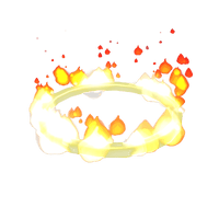 Ring of Fire Throwing Disc